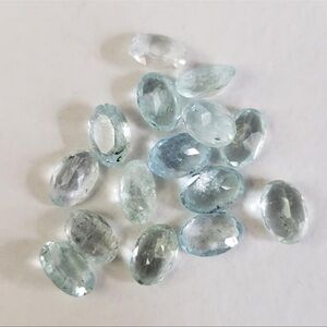 Small Aquamarine Gemstones